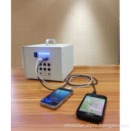 40w solar led lighting System,solar powered TV and fan